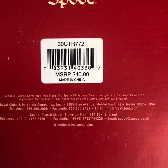 SPODE Christmas Tree “Bless This Home” Tray NIB Oval Serving Plate 11" x 7" - Picture 8 of 8